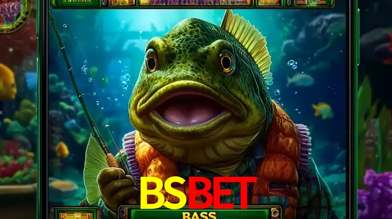 Personagem de peixe pescador do popular jogo de slot com tema de pescaria, uma das emocionantes opções de caça-níqueis para jogar e ganhar no cassino BSBET.